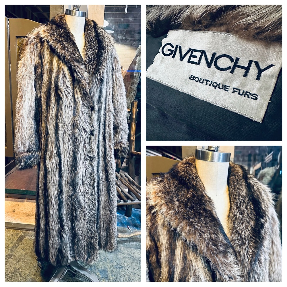 Givenchy Boutique Furs x Blum’s Vogue Luxurious Raccoon Fur Coat